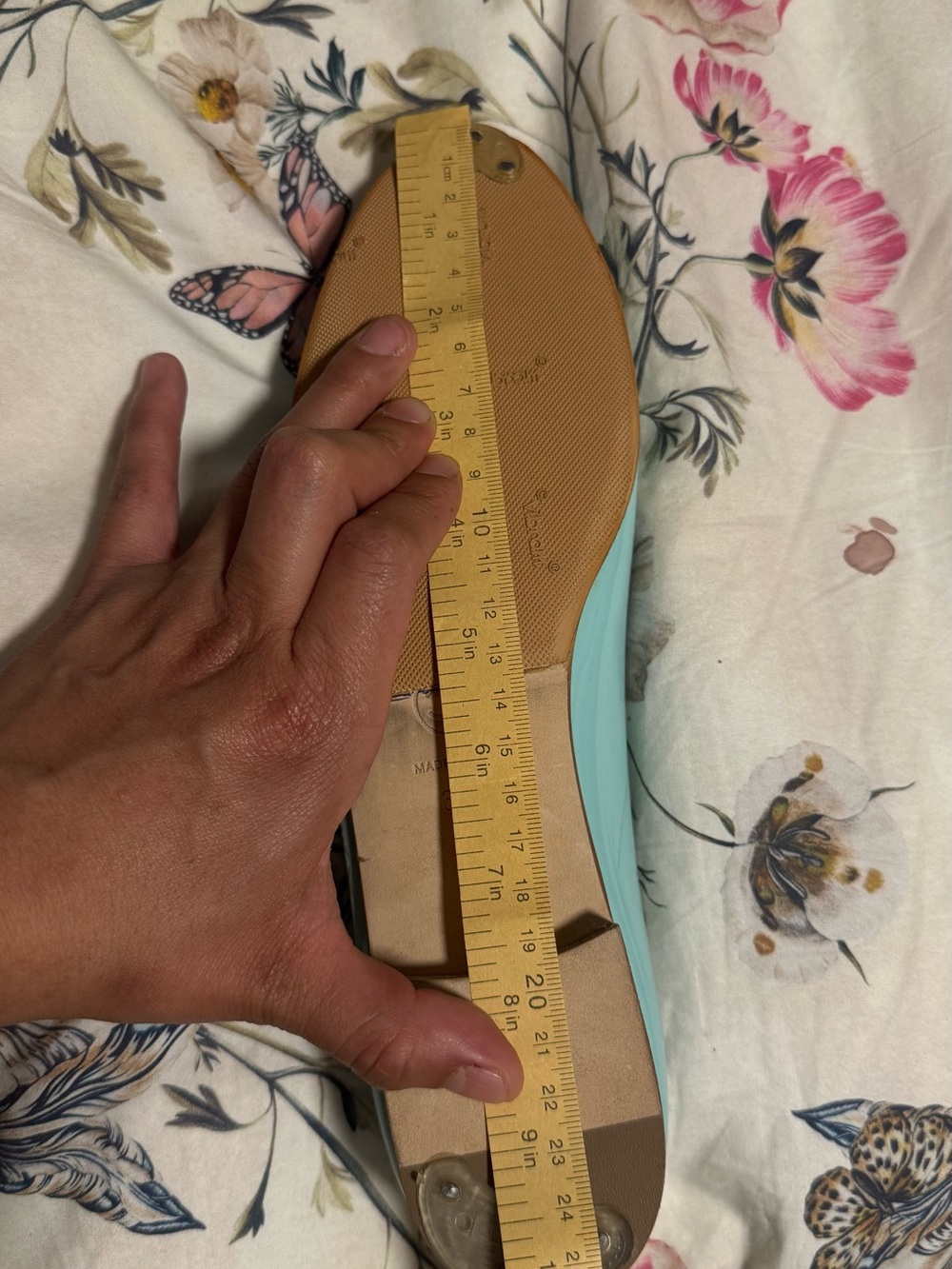 Chanel Turquoise Patent Leather Ballet Flats - Picture 8 of 13